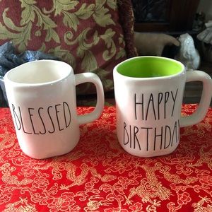 Rae Dunn coffee cups